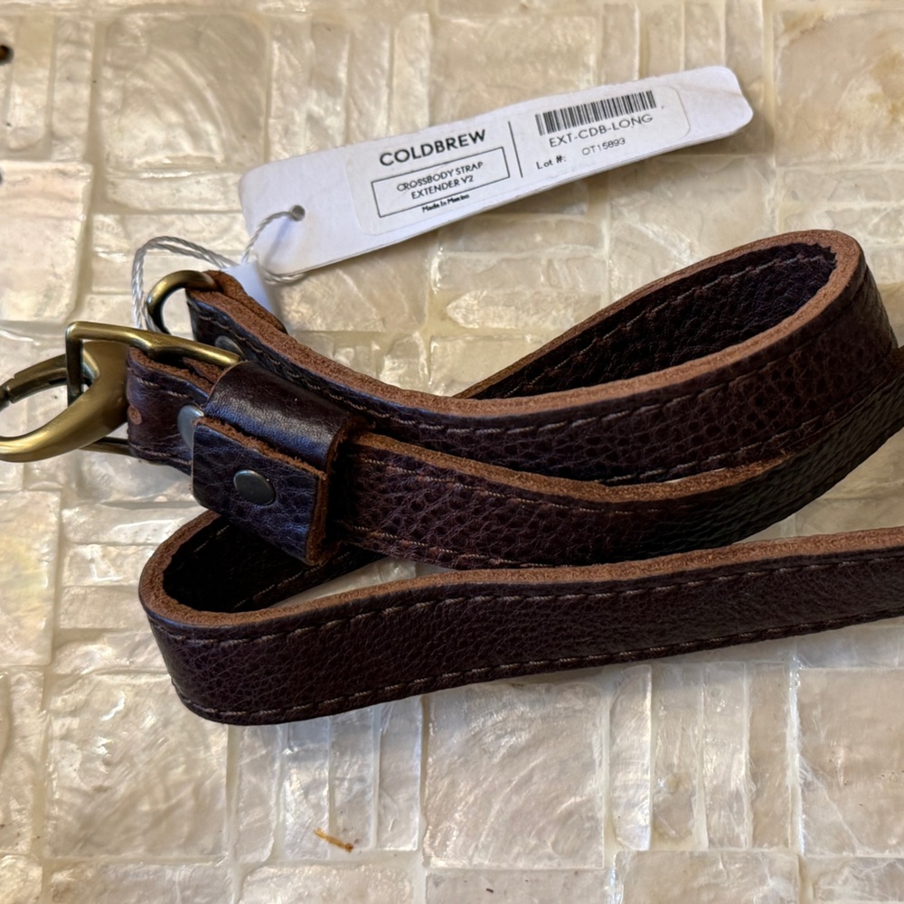 Portland Leather Goods — Coldbrew Crossbody Strap Extender — Classic 19mm